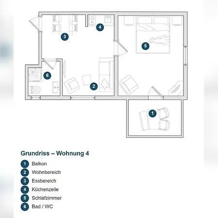 公寓 Zur Seebruecke N°4 *
